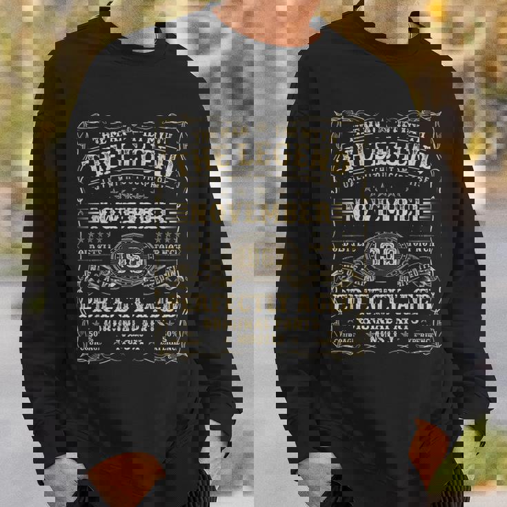 1963年11月 61歳 誕生日プレゼント 男性 61歳の誕生日 スウェットシャツ 彼への贈り物