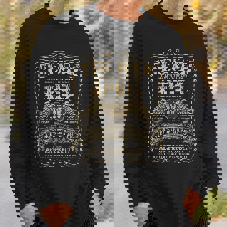 1967年4月 58歳 誕生日プレゼント 男性用 58歳 誕生日 スウェットシャツ 彼への贈り物