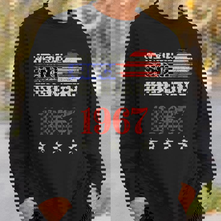 1967年以来素晴らしいヴィンテージアメリカ国旗クラシック1967年2月。 スウェットシャツ 彼への贈り物