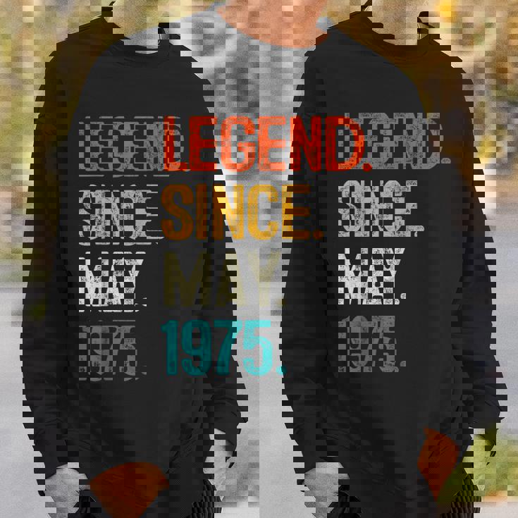 1975年5月からの伝説 50歳の誕生日プレゼント 50歳 スウェットシャツ 彼への贈り物