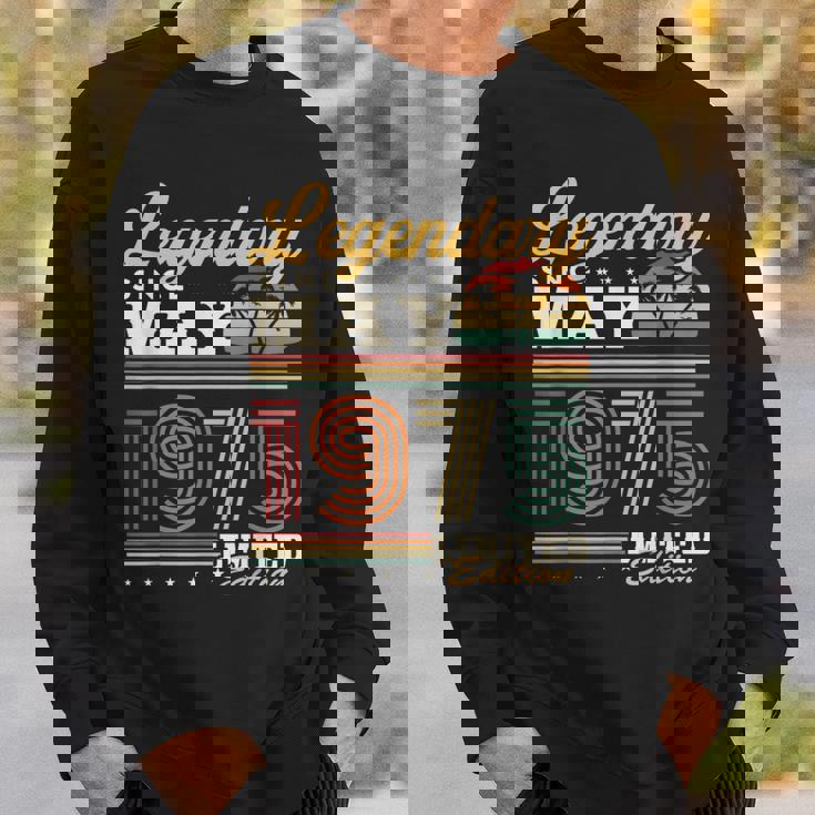 1975年5月生まれ 50年 ヴィンテージ 誕生日プレゼント スウェットシャツ 彼への贈り物