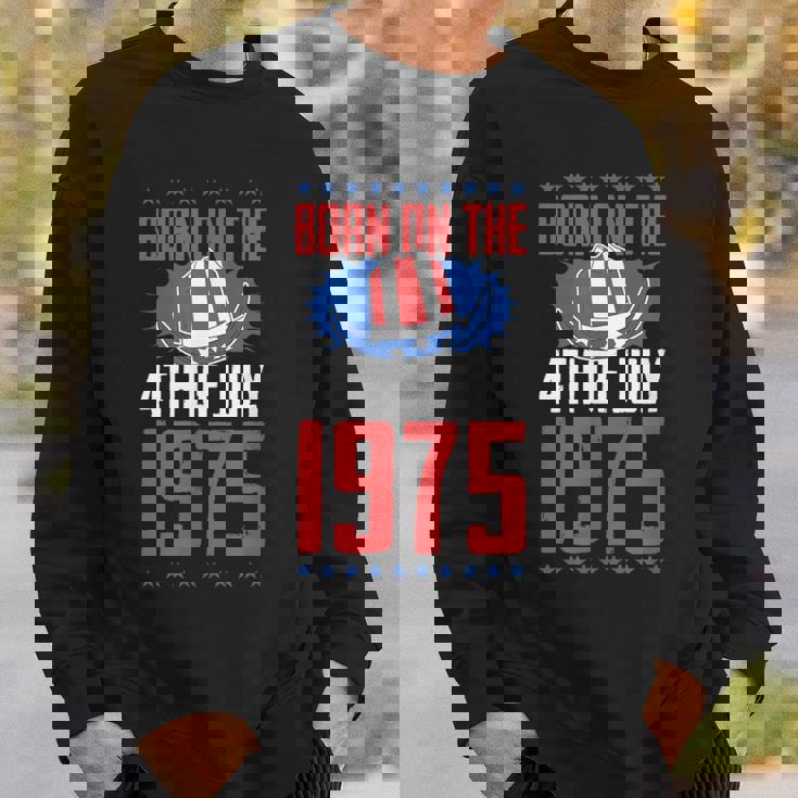 1975年7月4日誕生年アメリカ誕生日パーティーに生まれる スウェットシャツ 彼への贈り物