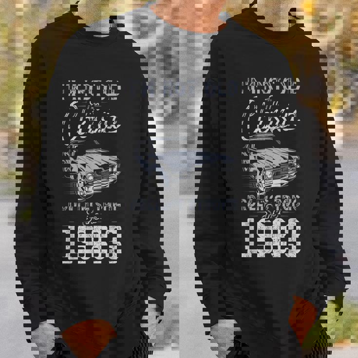 1983年生まれ マッスルカー生誕42周年 スウェットシャツ 彼への贈り物
