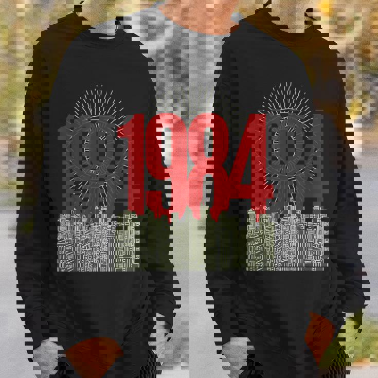 1984 文学 クラシック ブックテーマ ヴィンテージ スウェットシャツ 彼への贈り物