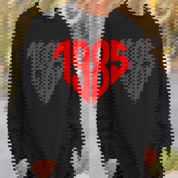 1985 ハート型 ヴィンテージ 1985 ハート型 ラブ 40歳の誕生日に スウェットシャツ 彼への贈り物