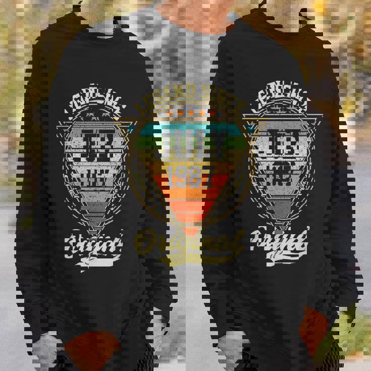 1987年7月からのヴィンテージ38歳の誕生日レジェンド スウェットシャツ 彼への贈り物