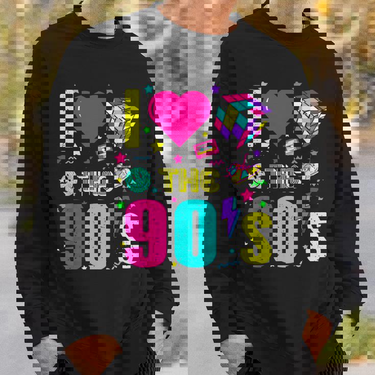 1990'S 90S Retro I Heart The Nineties Costume Party スウェットシャツ 彼への贈り物