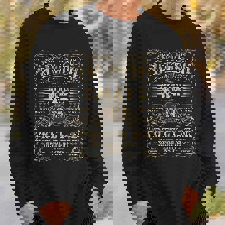 1991年5月 34歳 誕生日プレゼント 男性 34歳の誕生日 スウェットシャツ 彼への贈り物