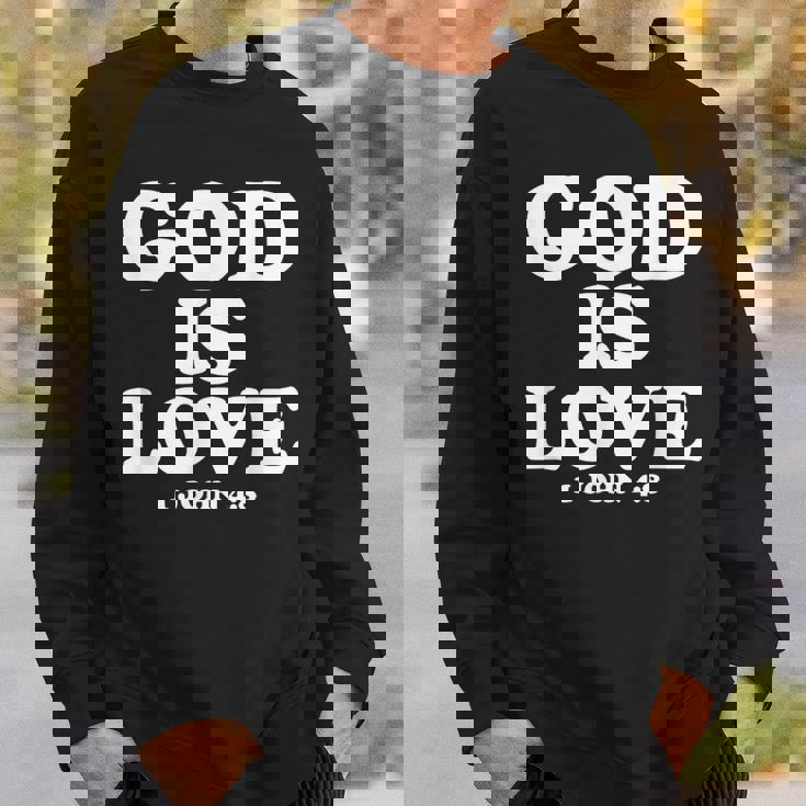 1ヨハネ4 スウェットシャツ 彼への贈り物