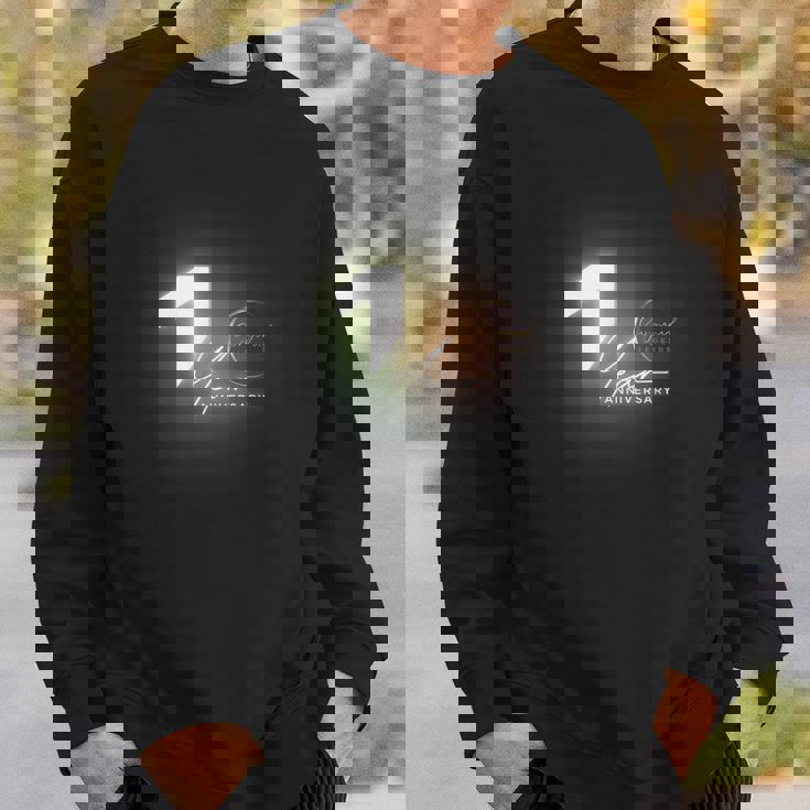 1周年記念デザイン スウェットシャツ 彼への贈り物