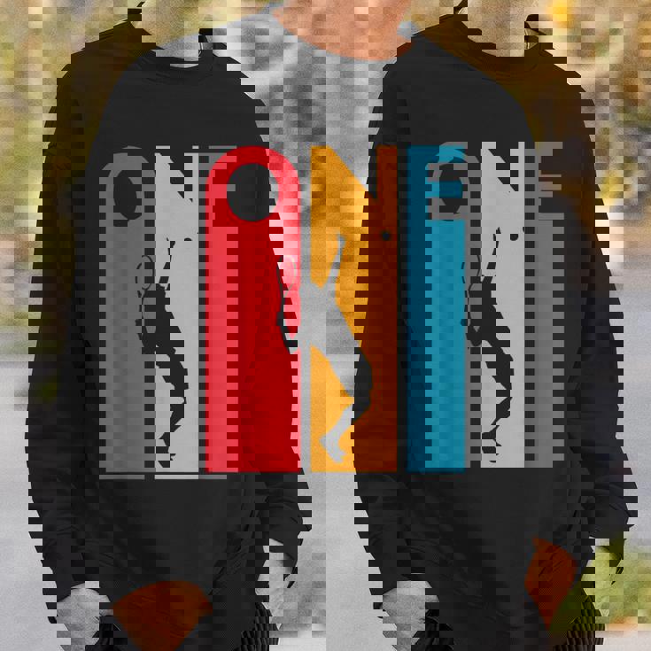 1歳の誕生日ギフト ヴィンテージ テニス 誕生日 1歳 スウェットシャツ 彼への贈り物