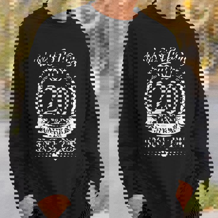 2005年結婚20周年から20年を続けています。 スウェットシャツ 彼への贈り物