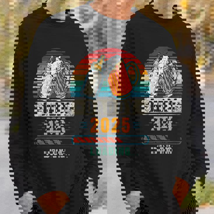 2025 年のお父さん 出産のお知らせ 父親になる予定の人 これから父親になる人 スウェットシャツ 彼への贈り物