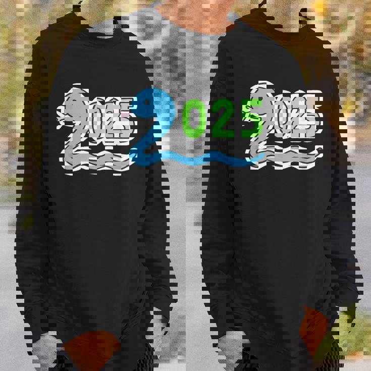 2025《巳年 蛇年》蛇 へび【どうぶつフレンズ】干支 十二支 ゆるくて かわいい 動物 イラスト 面白い スウェットシャツ 彼への贈り物