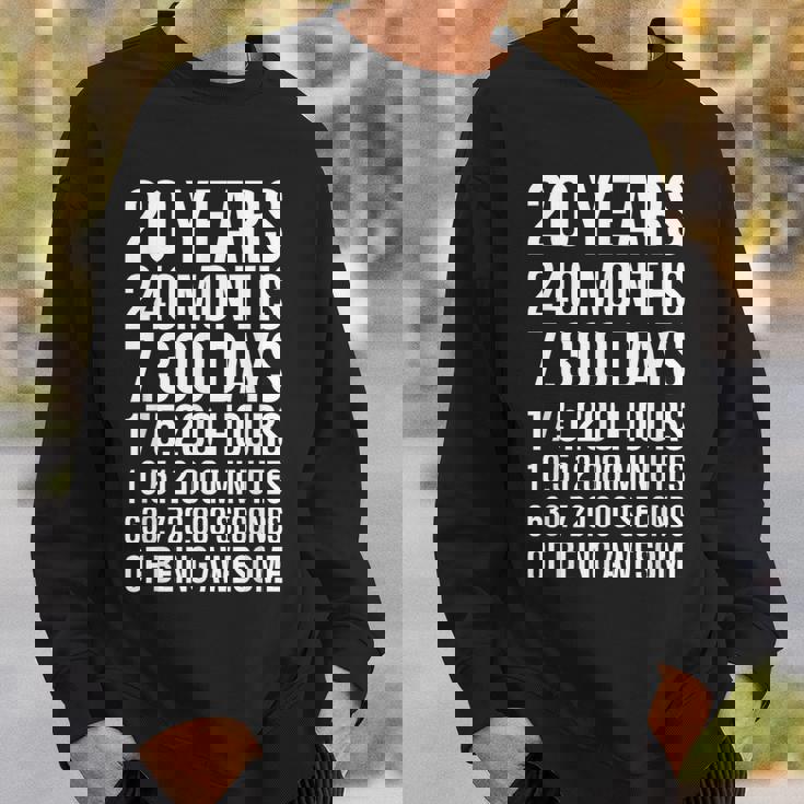 20歳の誕生日ギフト 20歳向け スウェットシャツ 彼への贈り物