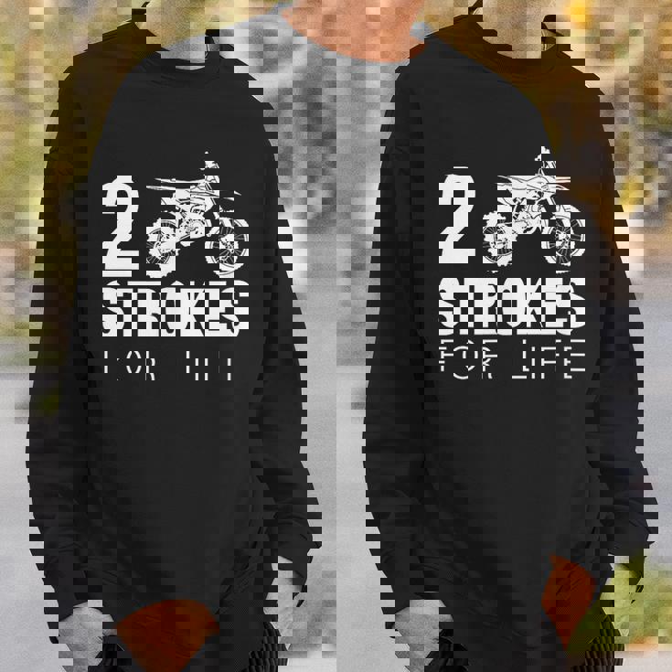 2ストロークフォーライフ モトクロス ダートバイク スウェットシャツ 彼への贈り物