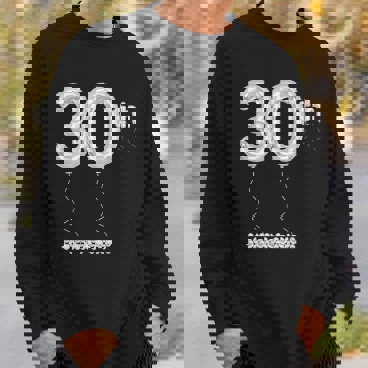 30周年記念ナンバー 真珠婚式30周年 スウェットシャツ 彼への贈り物