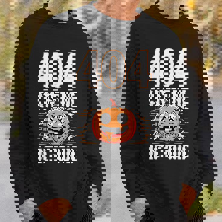 404 コスチューム未発見 ピクセルアート ハロウィンデザイン スウェットシャツ 彼への贈り物