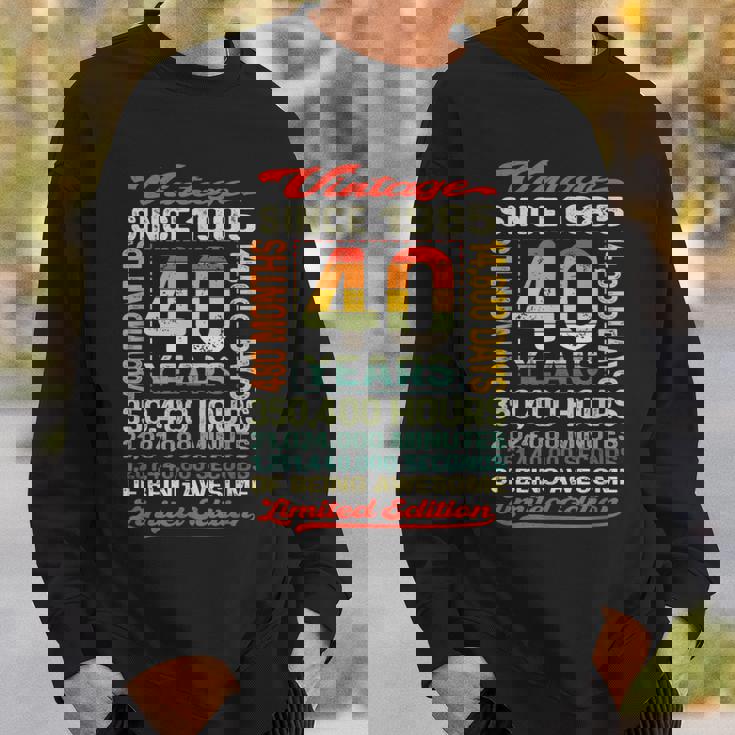 40歳 480ヶ月 すごい生まれ 1985年 40歳の誕生日 スウェットシャツ 彼への贈り物