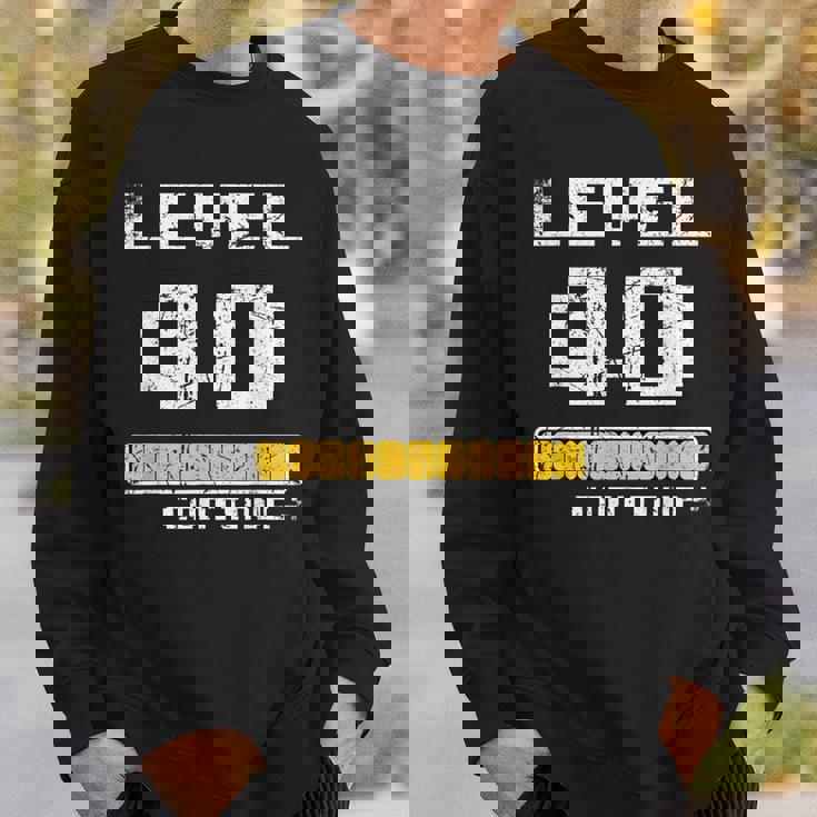 40歳の誕生日 レベル40 40歳 楽しい スウェットシャツ 彼への贈り物