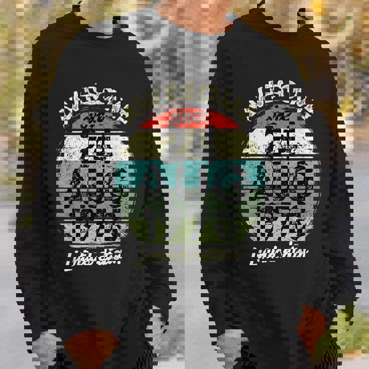 45歳の誕生日 1978年8月24日 45歳の誕生日 スウェットシャツ 彼への贈り物