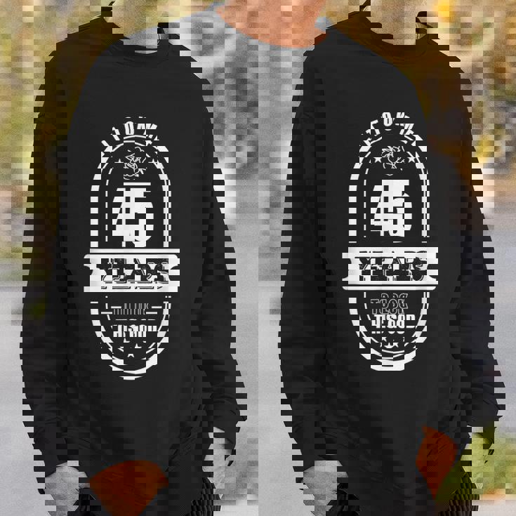 45歳の誕生日プレゼント 男性年齢45歳 レトロパパ 1975年 スウェットシャツ 彼への贈り物