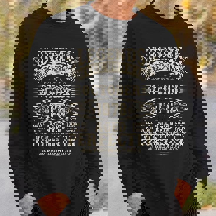 46歳の誕生日プレゼント 男性用 46歳 誕生日 1978年10月 スウェットシャツ 彼への贈り物