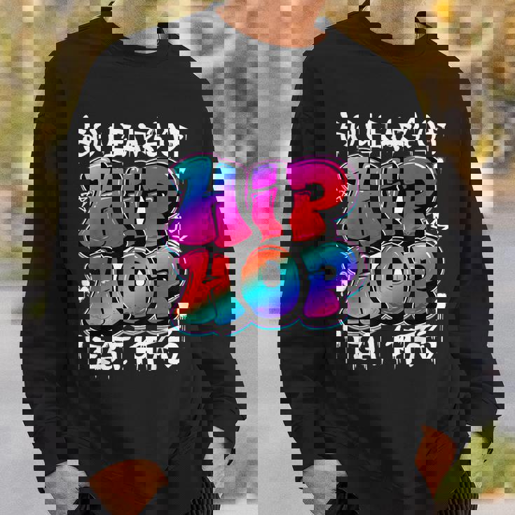 50 Years Old 50Th Anniversary Of Hip Hop グラフィティ ヒップホップ スウェットシャツ 彼への贈り物