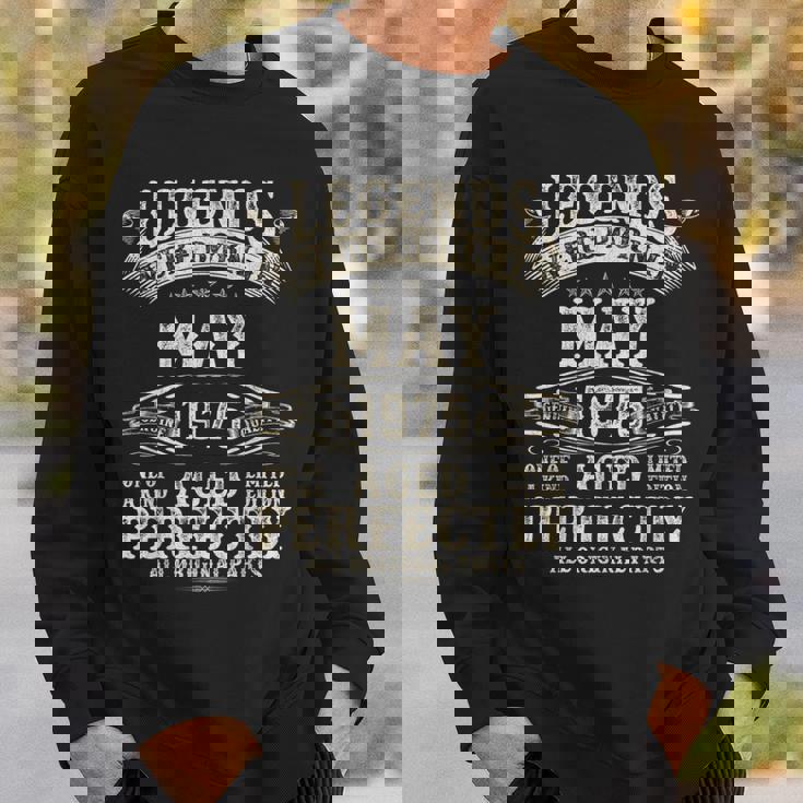 50歳の男性への誕生日プレゼント 1975年5月 50歳 誕生日 スウェットシャツ 彼への贈り物