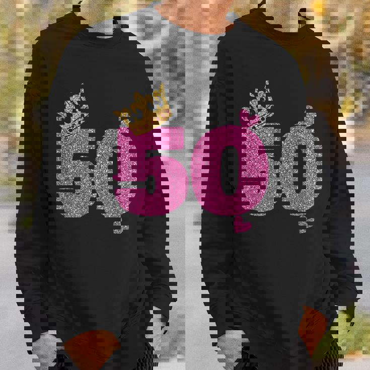 50歳の誕生日 王冠 50歳の誕生日 スウェットシャツ 彼への贈り物