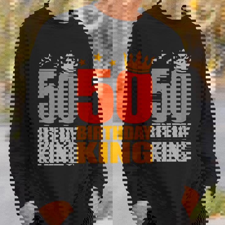 50歳の誕生日 王様 五十五十歳 スウェットシャツ 彼への贈り物