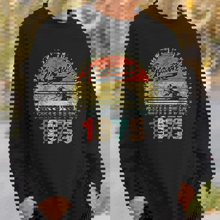 50歳の誕生日プレゼント 男性用 1975年2月 50歳の誕生日 スウェットシャツ 彼への贈り物