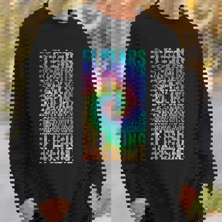 51歳の誕生日の面白いシャツ オールドメーター 面白い51歳ギフト スウェットシャツ 彼への贈り物