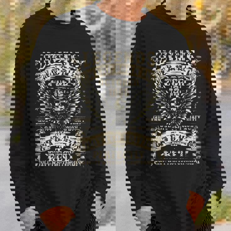 58歳 誕生日プレゼント 男性用 58歳 10月 1966年 スウェットシャツ 彼への贈り物