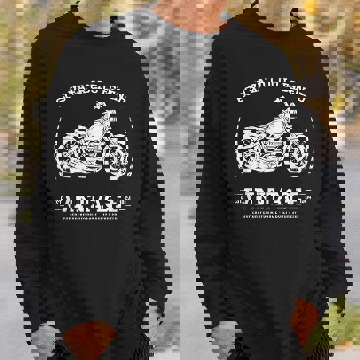 60歳のバイカー。1964年生まれ 60歳の誕生日 バイク バイク スウェットシャツ 彼への贈り物