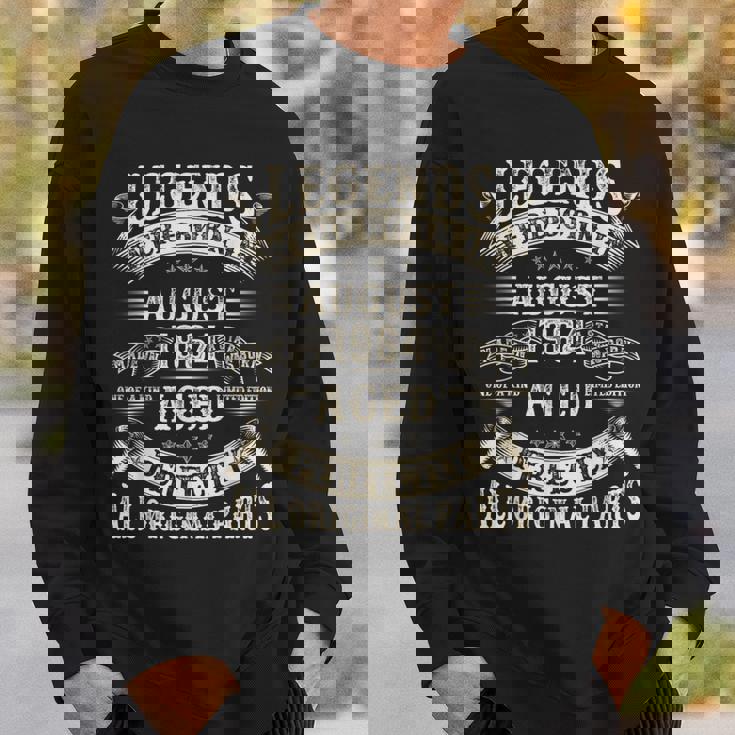 60歳の誕生日プレゼント 男性用 1964年8月 60歳の誕生日 スウェットシャツ 彼への贈り物