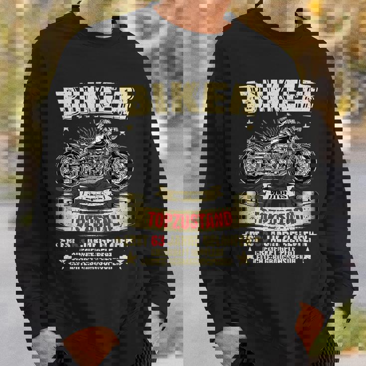 メンズ 63歳の誕生日 男性 バイカー オートバイ レジェンド ギフトアイデア スウェットシャツ 彼への贈り物
