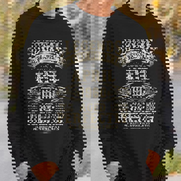 65歳の男性への誕生日プレゼント 65歳 誕生日 1960年4月 スウェットシャツ 彼への贈り物