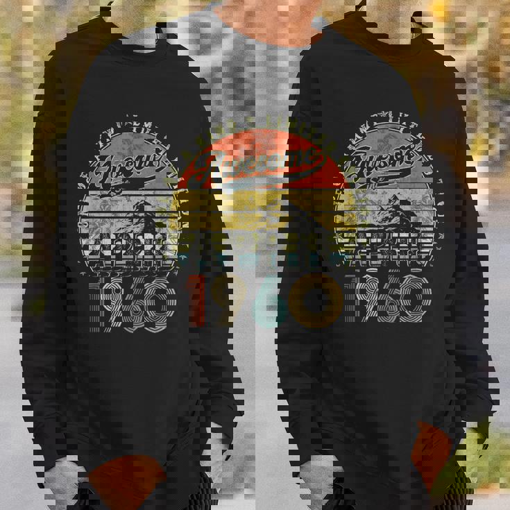 65歳の誕生日プレゼント 男性用 1960年4月 65歳の誕生日 スウェットシャツ 彼への贈り物