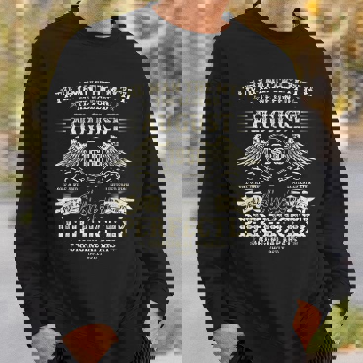 65歳の誕生日プレゼント 男性用 1960年8月 65歳 誕生日 スウェットシャツ 彼への贈り物