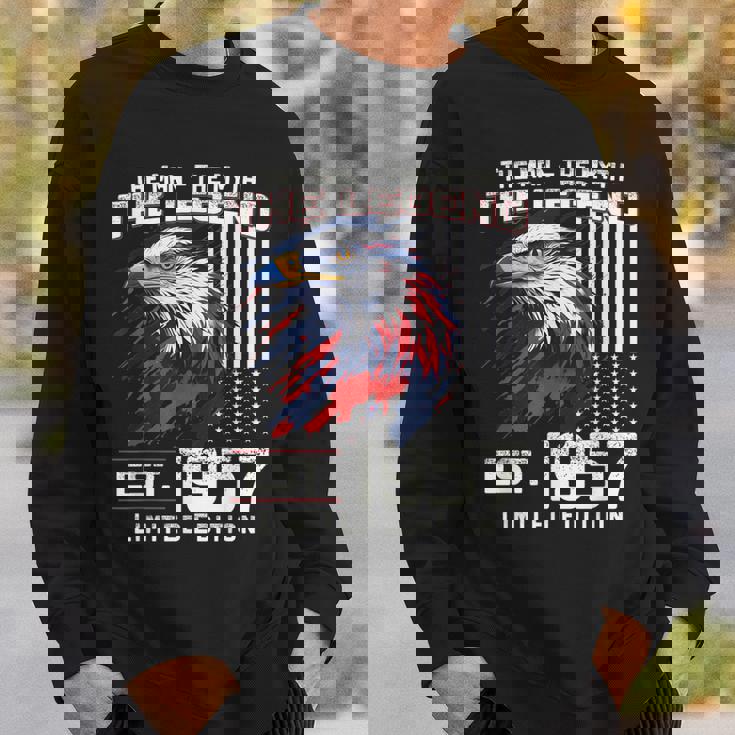 67 歳の誕生日 メンズ オリジナル ヴィンテージ 1957 スウェットシャツ 彼への贈り物