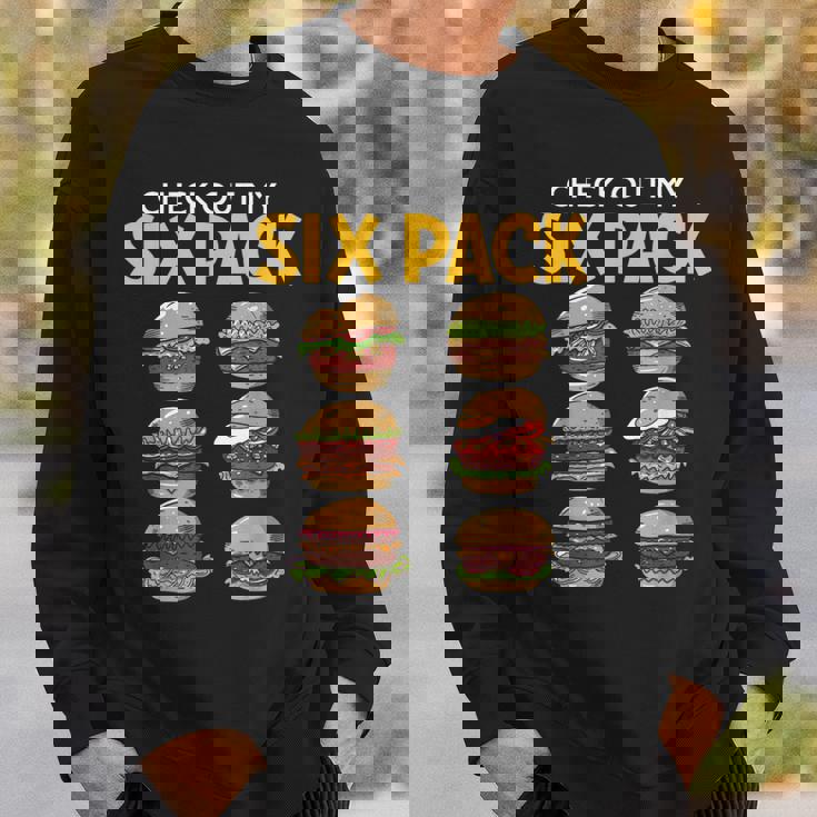 6パック バーガー スウェットシャツ 彼への贈り物