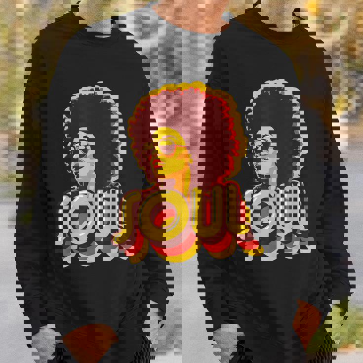 70年代ファンクアフロソウルレトロヴィンテージ70年代レトロソウル スウェットシャツ 彼への贈り物