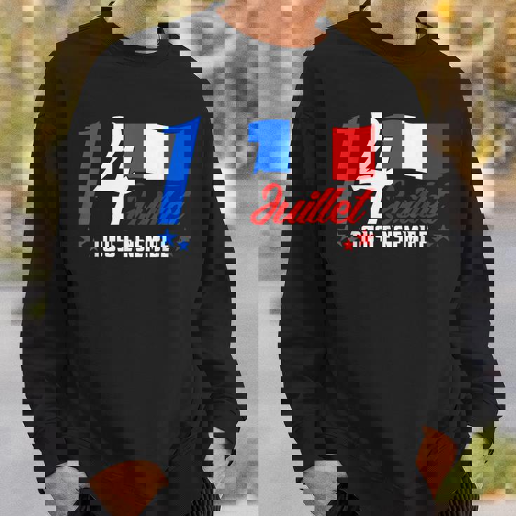 7月14日 全国共和党 フランス トリコロール スウェットシャツ 彼への贈り物