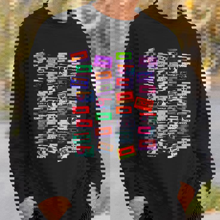 80年代カセットテープミュージックdj スウェットシャツ 彼への贈り物