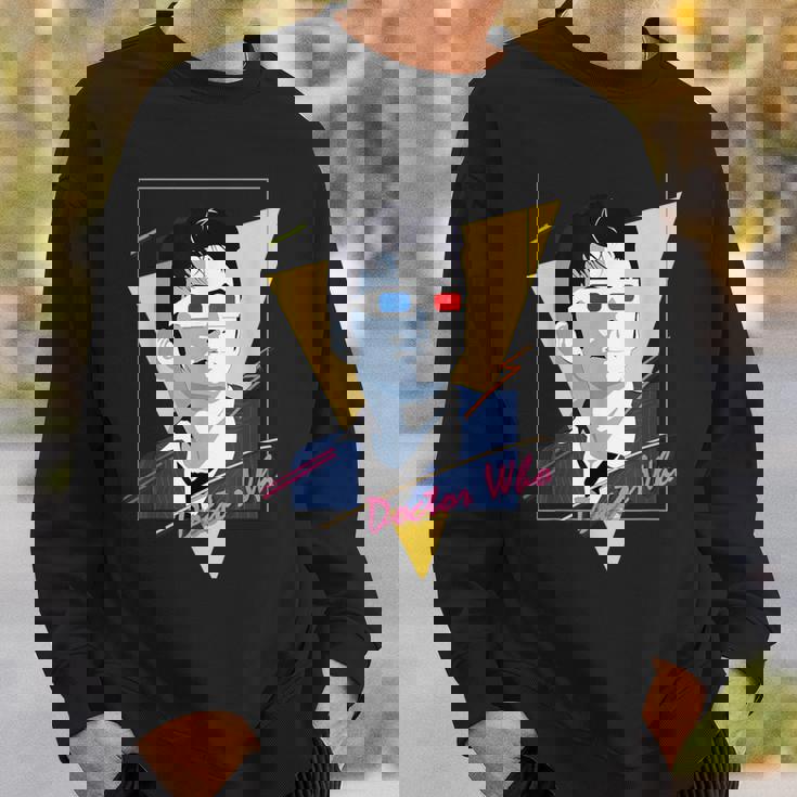 80年代テナントレトロタイムトラベラーsfファン。 スウェットシャツ 彼への贈り物