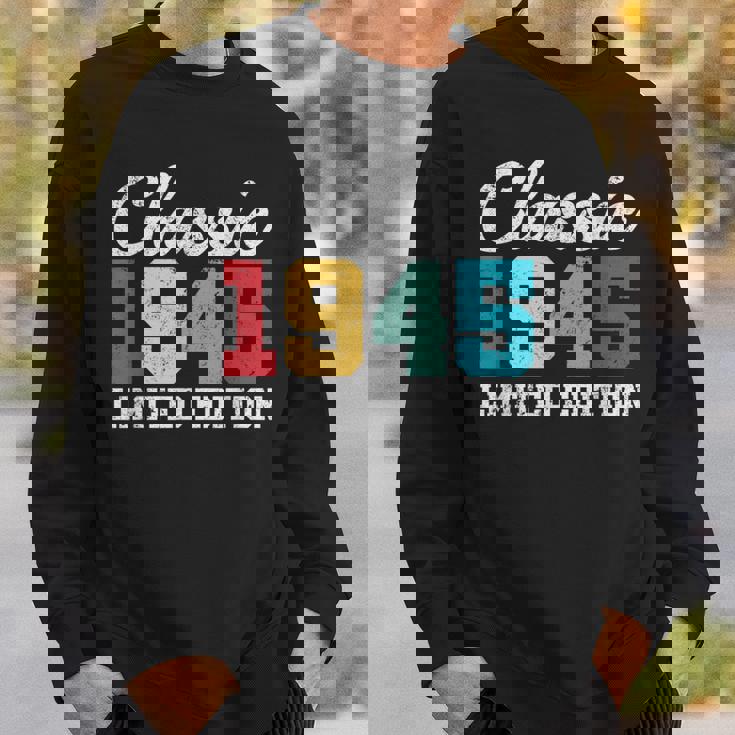 80歳クラシック1945年限定版レトロ80歳の誕生日 スウェットシャツ 彼への贈り物