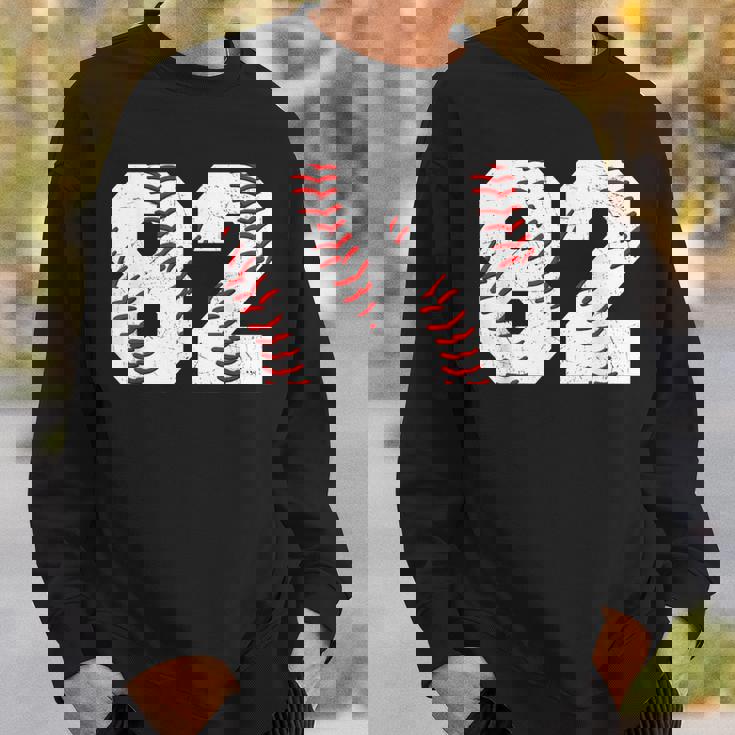 82 誕生日 野球 テーマ 誕生日 パーティー お祝い 82歳 スウェットシャツ 彼への贈り物