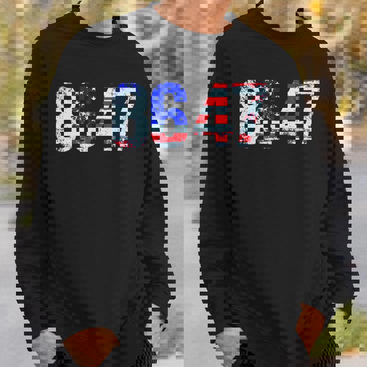 86 47 反トランプ大統領人権 8647 スウェットシャツ 彼への贈り物