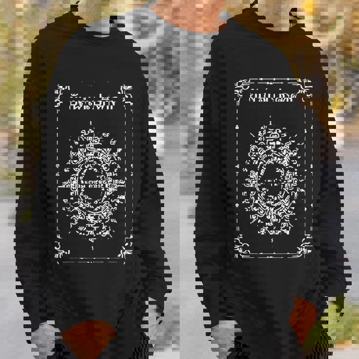 8つの神聖なヤントラ お土産 タイ サクヤン 神聖なヤントラ の入れ墨 マスタータトゥー アユタヤ ワット・バンプラ スウェットシャツ 彼への贈り物